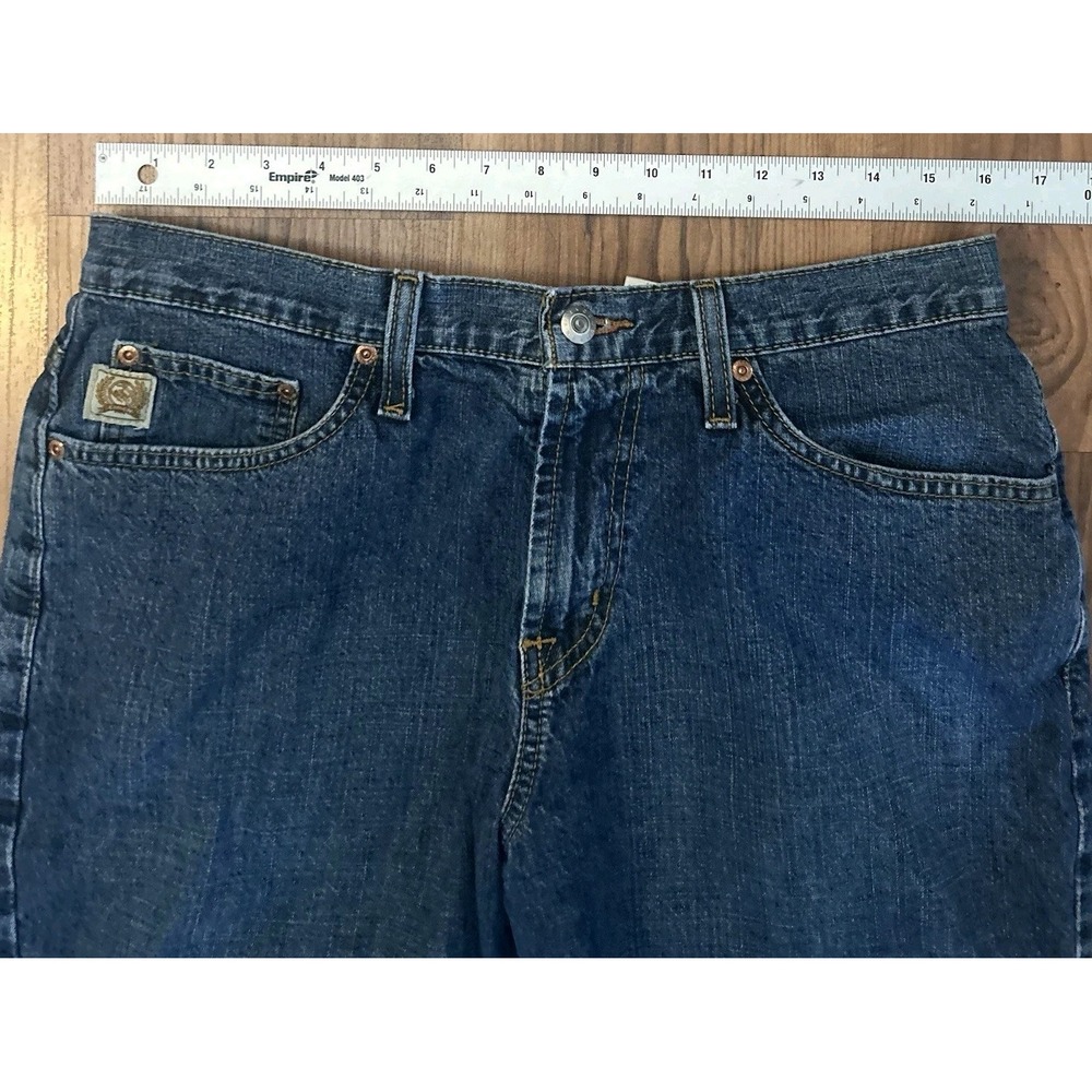 Cinch Duster Jeans Mens 34x34 Blue Denim Western  Relaxed Straight  MB90934001 - Picture 6 of 10